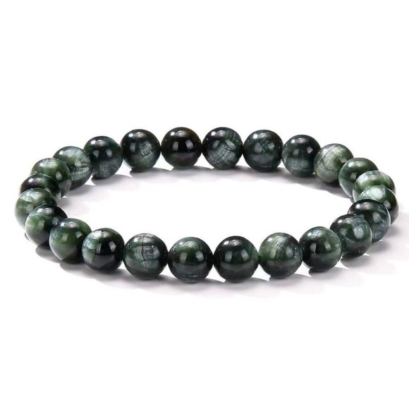 Seraphinite Bracelet 8mm - Picture 1 of 1